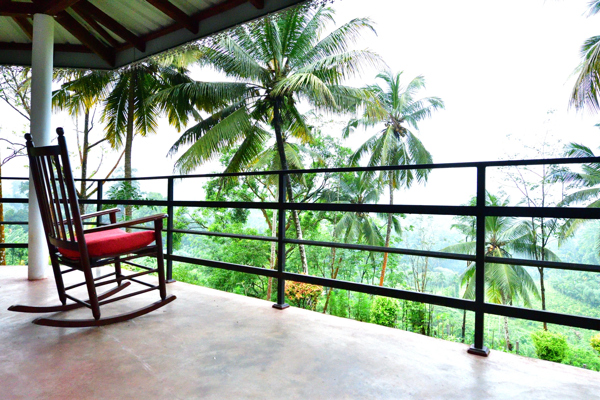 Eco-lodge cabin in tea plantation